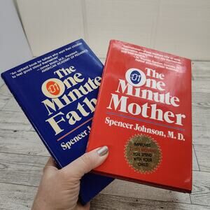The One Minute Father / Mother - Lot of 2 Parenting Books -‎ Spencer Johnson MD